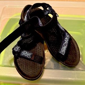 Teva Storm Women’s Size 6 Sandals Outdoor Water Hike Adjustable Strap Blue EUC